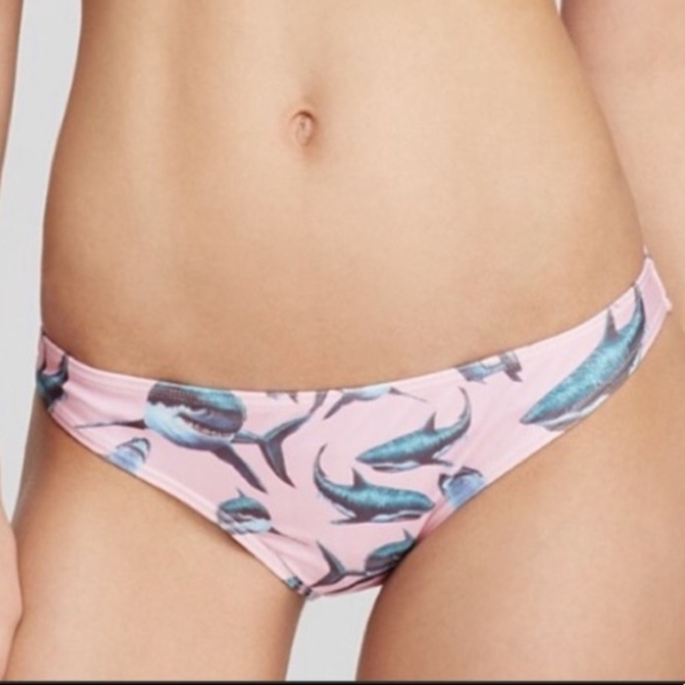 MINKPINK Shark Print Bikini Bottom Size Small